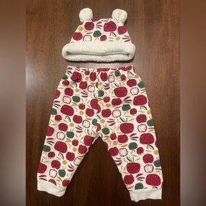 Chick Pea Red and White Baby Outfit